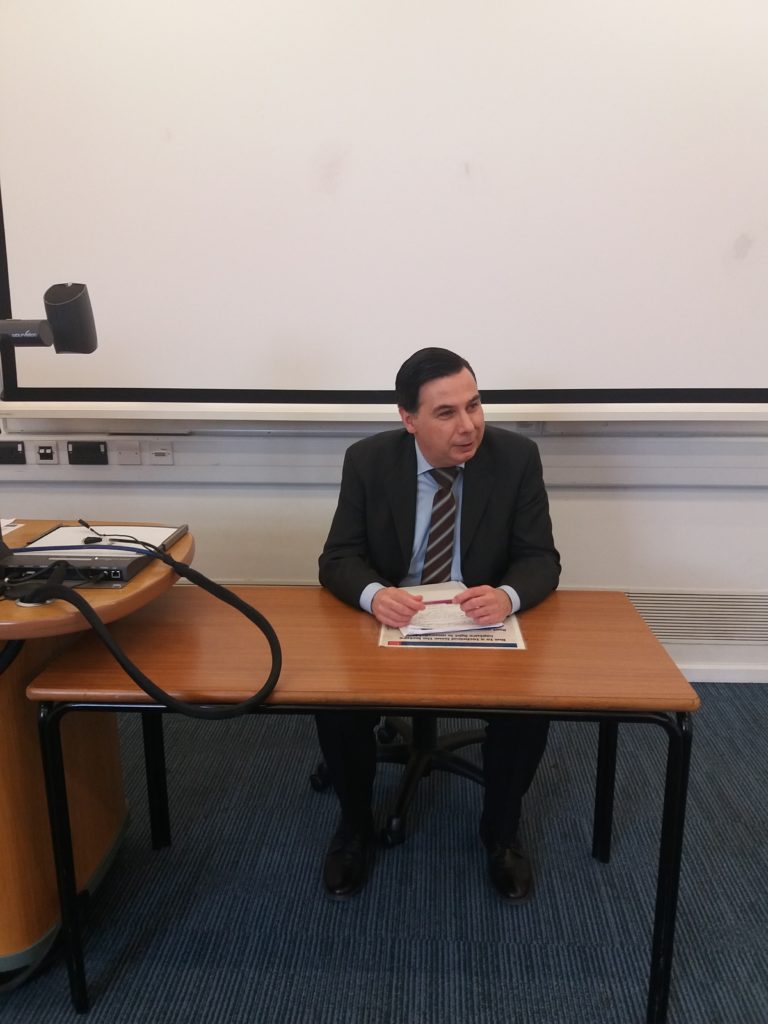 , SADF at the Global India PhD Training Network meeting at King’s College in London