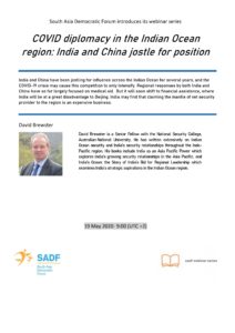 , COVID diplomacy in the Indian Ocean region: India and China jostle for position