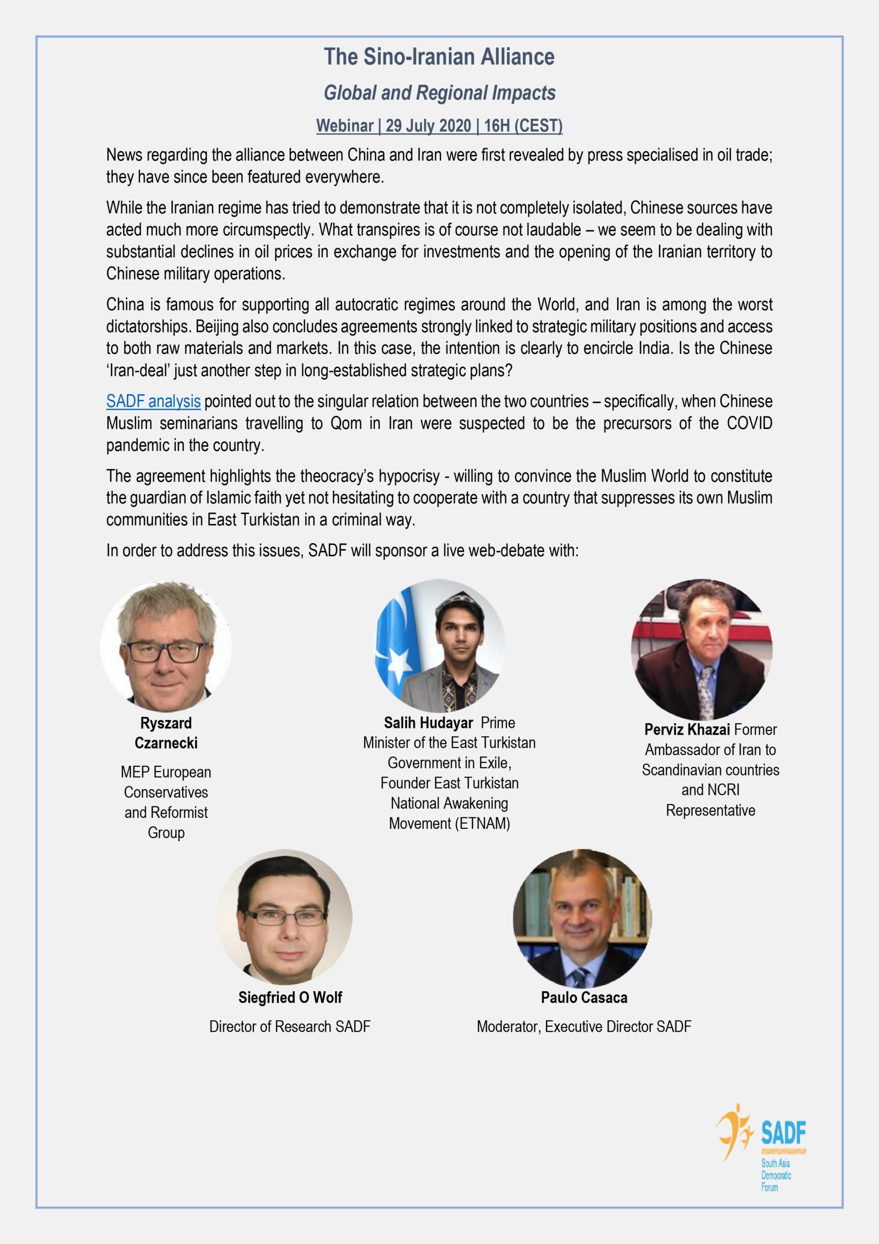 , Sino- Iranian Alliance: Global and Regional Impacts