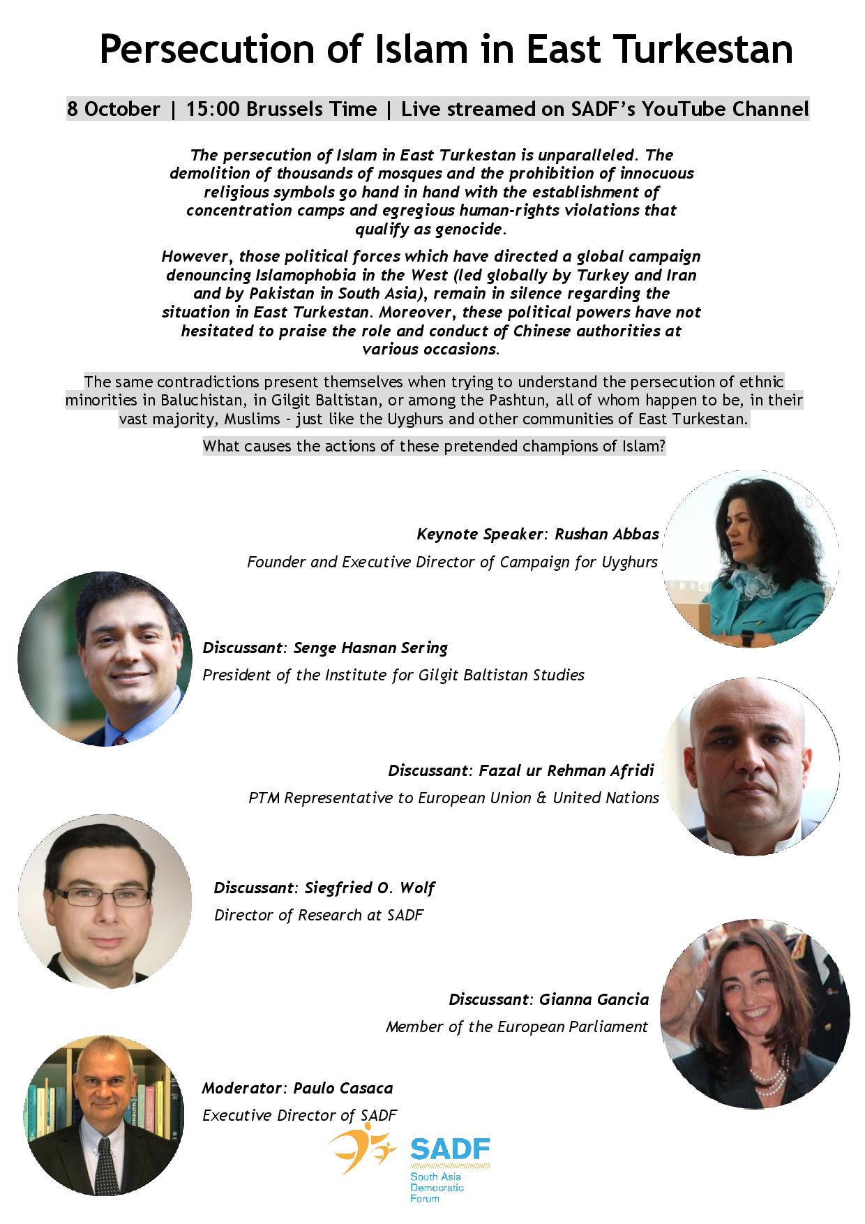 , Webinar &#8211; Persecution of Islam in East Turkestan