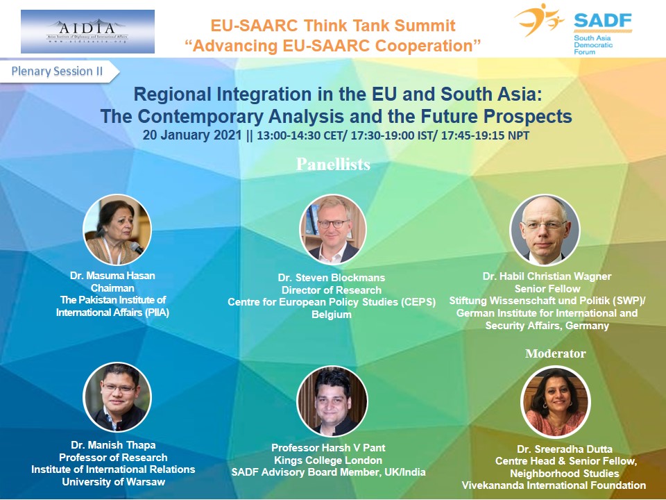 , EU-SAARC Think Tank Summit