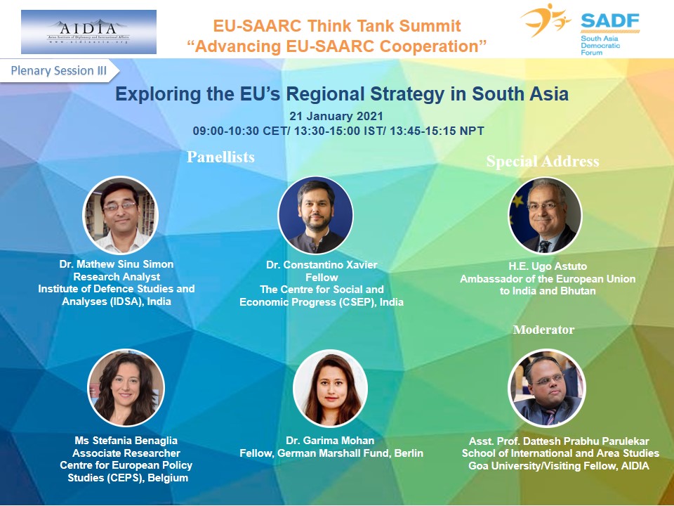 , EU-SAARC Think Tank Summit