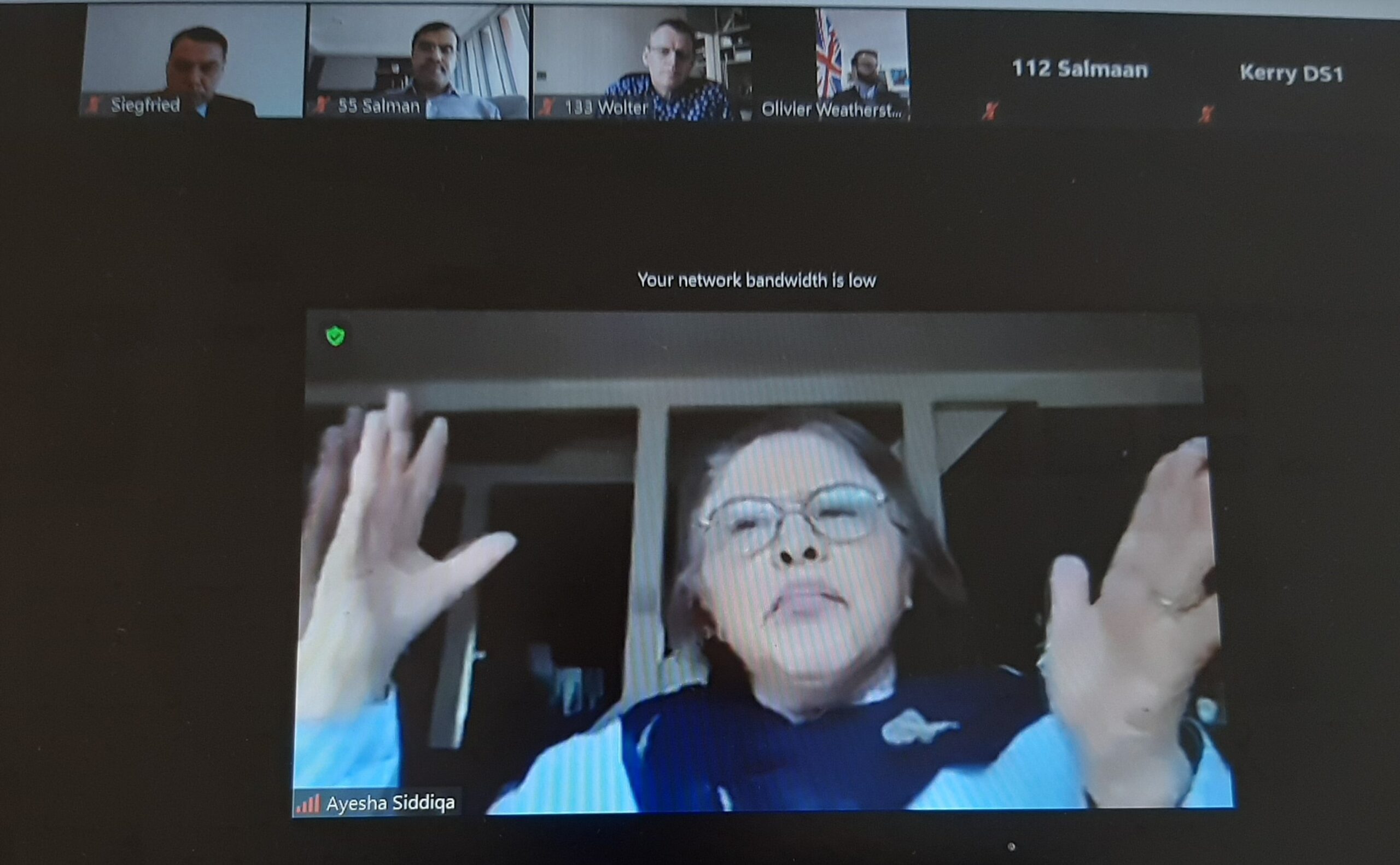 , Dr. Siegfried O. Wolf gave a joint lecture with Dr. Ayesha Siddiqa, on domestic and foreign affairs of Pakistan at the Royal College for Defence Studies