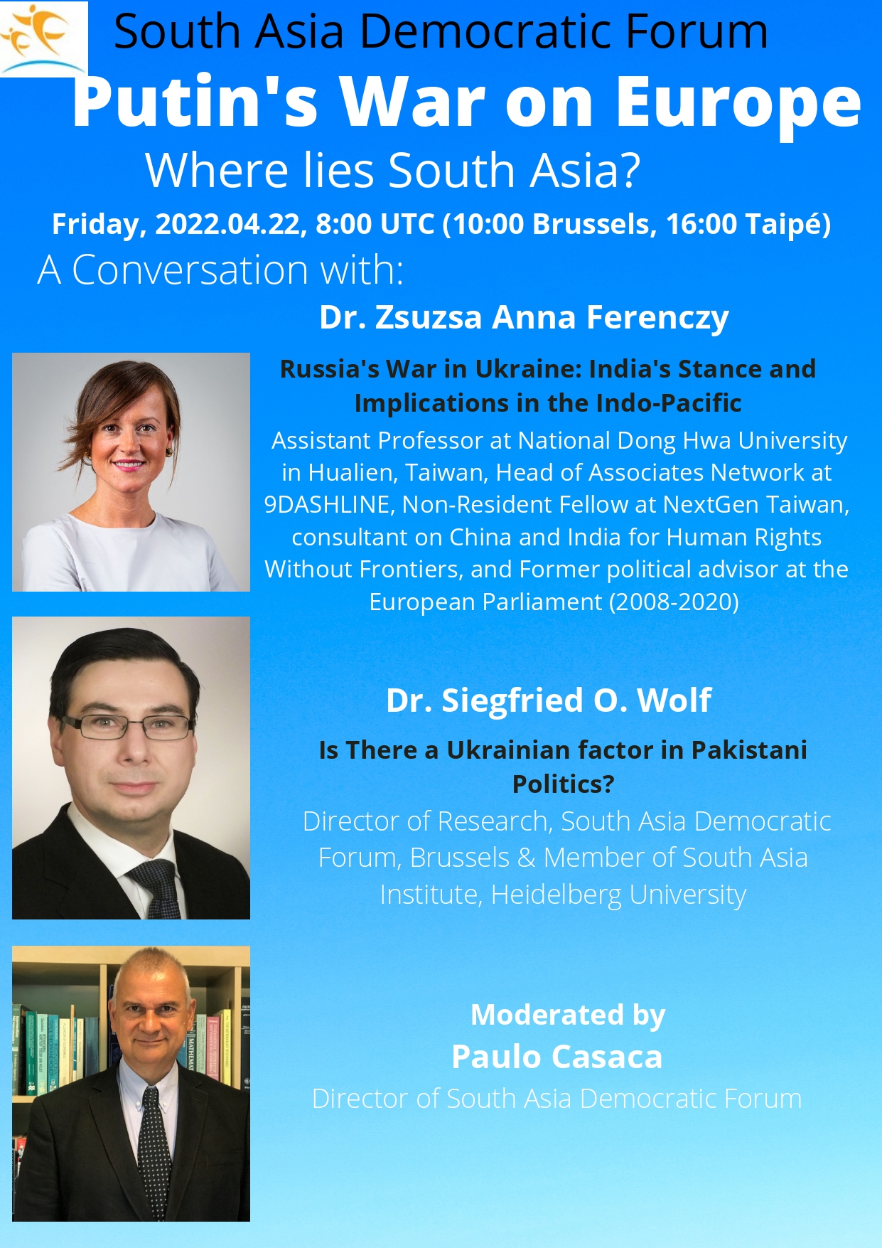, Putin&#8217;s War on Europe &#8211; Where lies South Asia?
