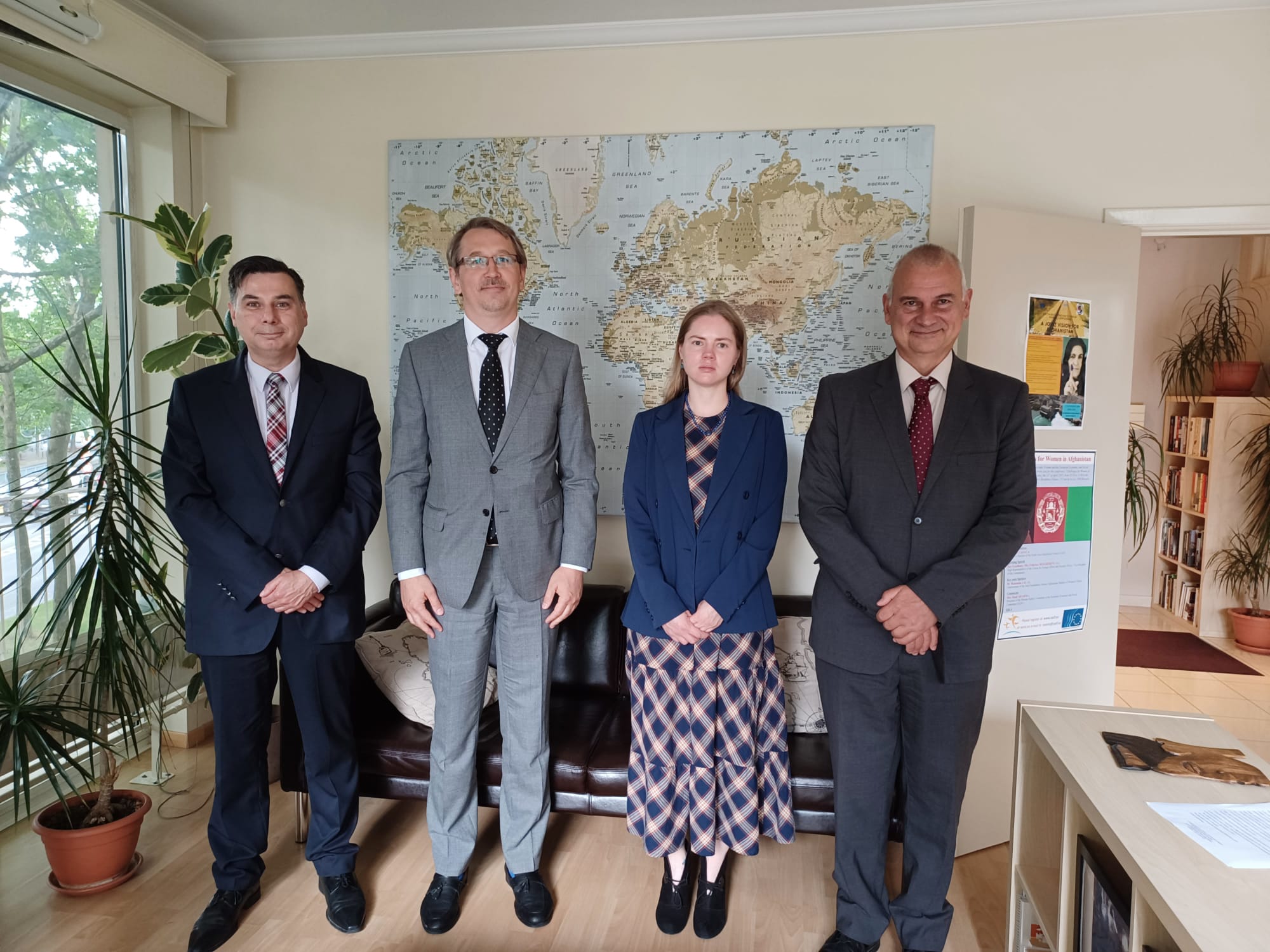 , Visit of Mission of Ukraine to the EU at SADF